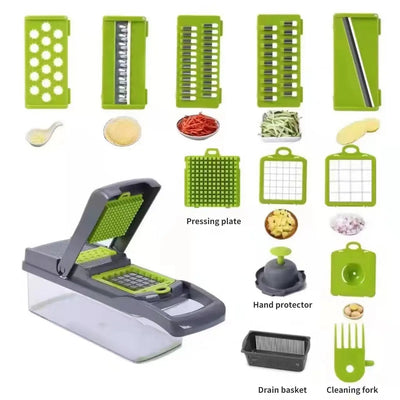 Multifunctional Vegetable Slicer Cutter Shredders