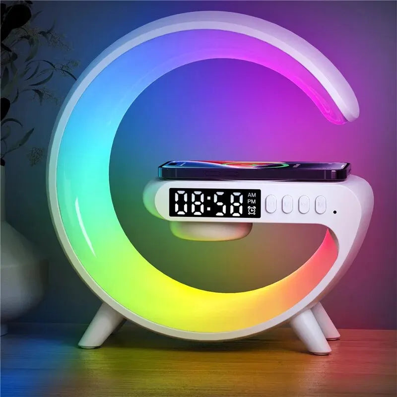 Mini Multifunction Wireless Charger Pad Stand Speaker